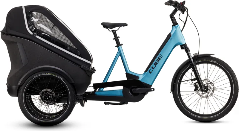 Cube Trike Family Hybrid 1500 Bike In Blue